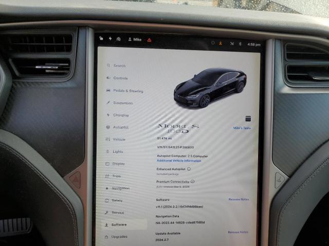 5YJSA1E23JF286600 - 2018 TESLA MODEL S 黑色 照片 9