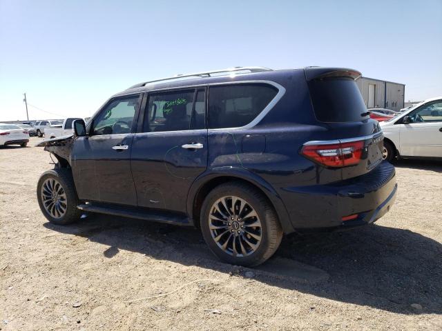 JN8AY2CC1N9160331 - 2022 NISSAN ARMADA PLATINUM BLUE photo 2