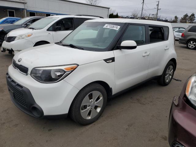 KNDJN2A22E7743050 - 2014 KIA SOUL WHITE photo 1