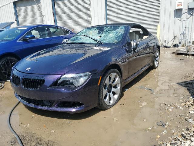 WBAEB53598CX62917 - 2008 BMW 650 I PURPLE photo 1