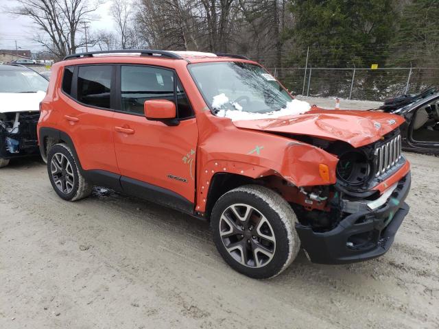 ZACCJBBT7GPD69956 - 2016 JEEP RENEGADE LATITUDE ORANGE photo 4