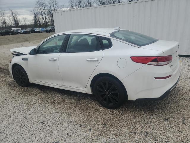 5XXGT4L36KG349135 - 2019 KIA OPTIMA LX WHITE photo 2