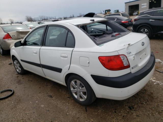 KNADE223096523922 - 2009 KIA RIO BASE WHITE photo 2