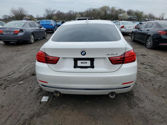 WBA4B1C52FD418471 - 2015 BMW 435 I GRAN COUPE WHITE photo 6