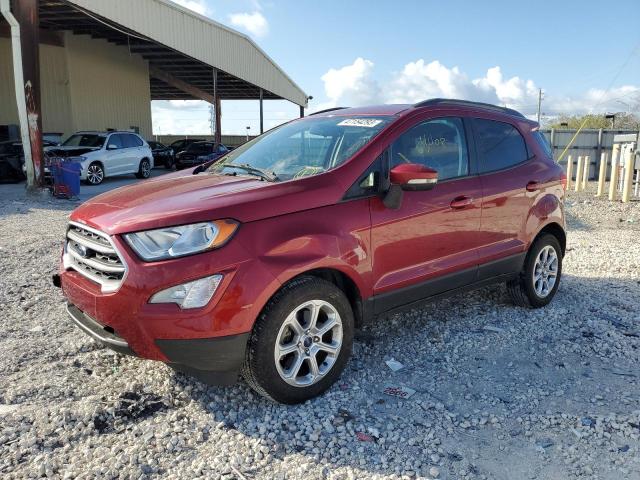 MAJ3S2GE8LC335178 - 2020 FORD ECOSPORT SE RED photo 1