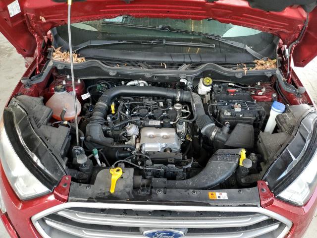 MAJ3S2GE8LC335178 - 2020 FORD ECOSPORT SE RED photo 11