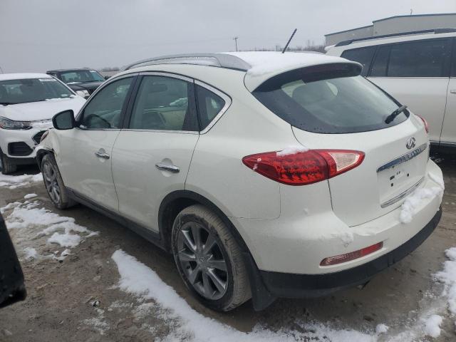 JN1BJ0HR2DM482349 - 2013 INFINITI EX37 BASE WHITE photo 2