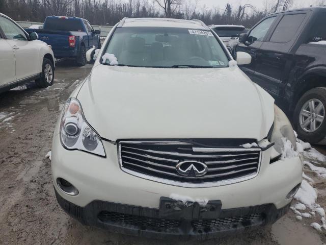 JN1BJ0HR2DM482349 - 2013 INFINITI EX37 BASE WHITE photo 5