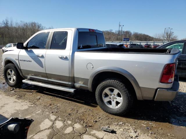 1C6RD7GT3CS338383 - 2012 DODGE RAM 1500 SLT SILVER photo 2