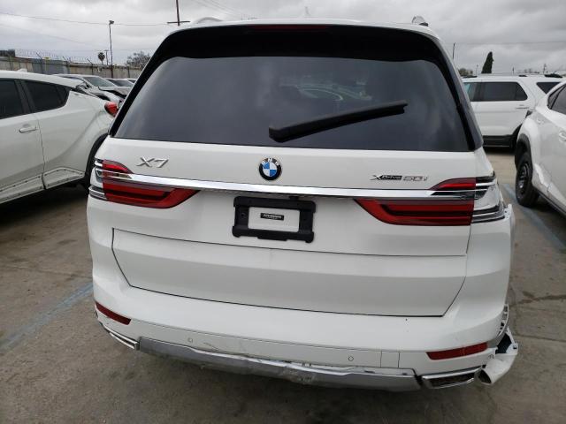 5UXCX4C00L9D02417 - 2020 BMW X7 XDRIVE50I WHITE photo 6