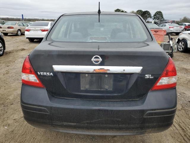 3N1BC11E28L367192 - 2008 NISSAN VERSA S BLACK photo 6