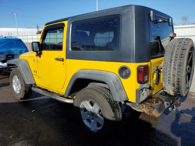 1J4FA24158L512881 - 2008 JEEP WRANGLER X YELLOW photo 2