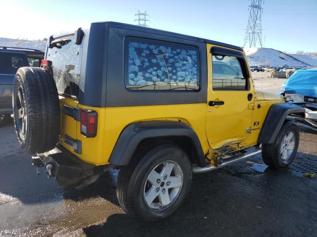 1J4FA24158L512881 - 2008 JEEP WRANGLER X YELLOW photo 3