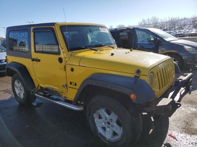 1J4FA24158L512881 - 2008 JEEP WRANGLER X YELLOW photo 4