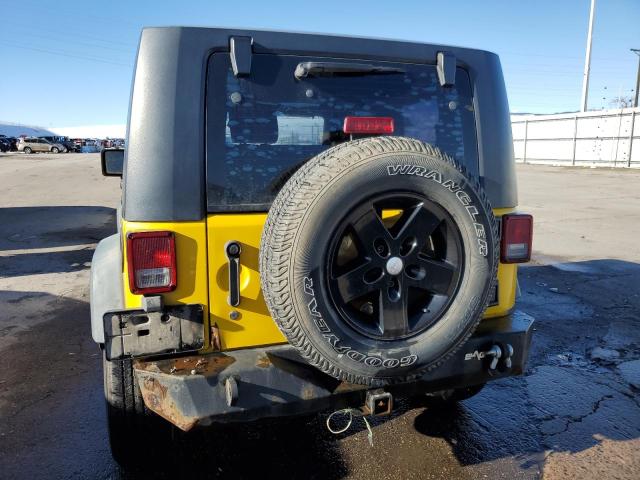 1J4FA24158L512881 - 2008 JEEP WRANGLER X YELLOW photo 6