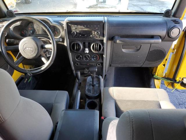 1J4FA24158L512881 - 2008 JEEP WRANGLER X YELLOW photo 8