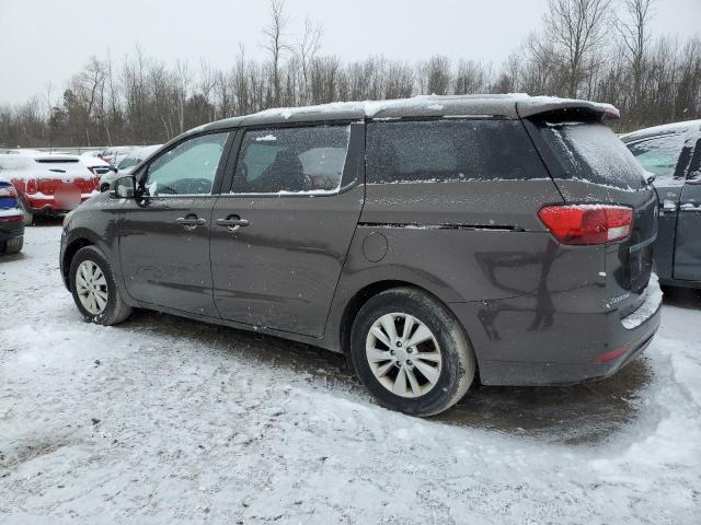 KNDMB5C13G6180093 - 2016 KIA SEDONA LX TAN photo 2