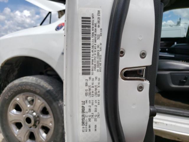 3C6UD5FL1CG309410 - 2012 DODGE RAM 2500 LARAMIE WHITE photo 12