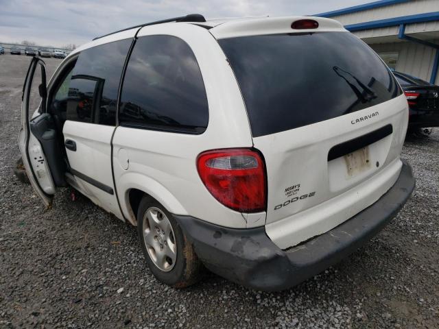 1D4GP25R05B358159 - 2005 DODGE CARAVAN SE WHITE photo 2