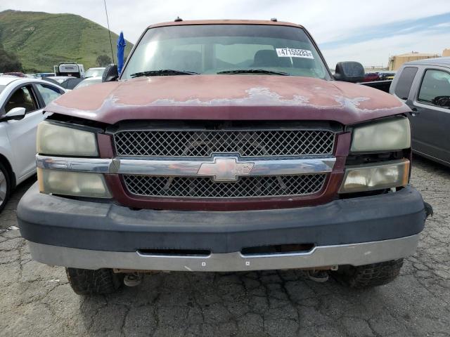 1GCHC29163E260833 - 2003 CHEVROLET SILVERADO C2500 HEAVY DUTY MAROON photo 5