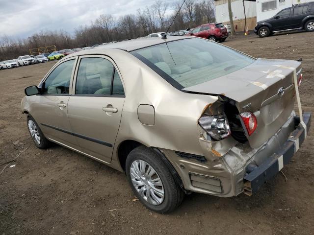 2T1BR32E87C798417 - 2007 TOYOTA COROLLA CE BEIGE photo 2