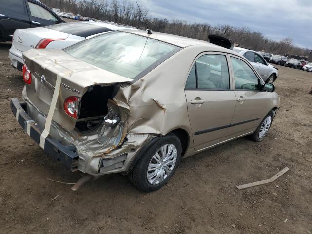 2T1BR32E87C798417 - 2007 TOYOTA COROLLA CE BEIGE photo 3