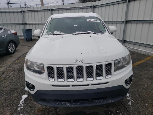 1C4NJDEB3ED788549 - 2014 JEEP COMPASS LATITUDE WHITE photo 5