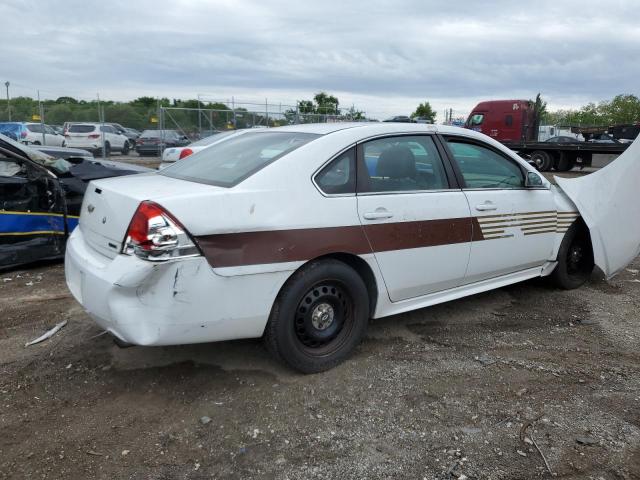 2G1WD5E33E1110088 - 2014 CHEVROLET IMPALA LIM POLICE WHITE photo 3