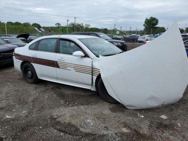 2G1WD5E33E1110088 - 2014 CHEVROLET IMPALA LIM POLICE WHITE photo 4