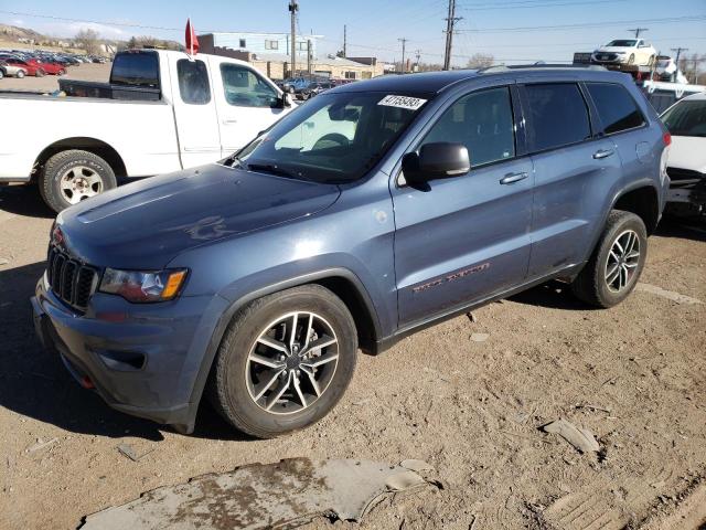 1C4RJFLGXKC727048 - 2019 JEEP GRAND CHER TRAILHAWK 蓝色 照片 1