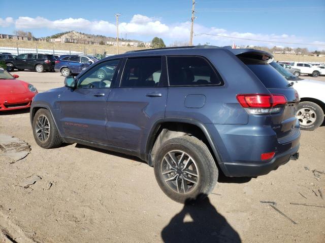 1C4RJFLGXKC727048 - 2019 JEEP GRAND CHER TRAILHAWK BLUE photo 2