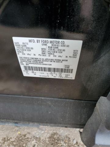 1FM5K8ARXEGA60129 - 2014 FORD EXPLORER POLICE INTERCEPTOR BLACK photo 12