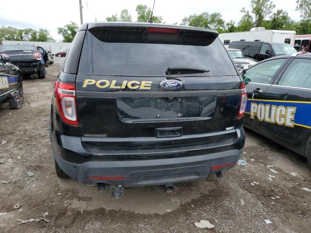 1FM5K8ARXEGA60129 - 2014 FORD EXPLORER POLICE INTERCEPTOR BLACK photo 6