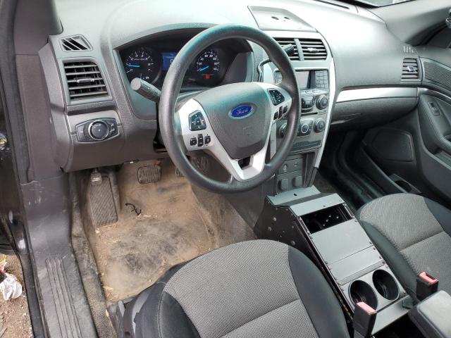 1FM5K8ARXEGA60129 - 2014 FORD EXPLORER POLICE INTERCEPTOR BLACK photo 8