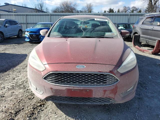 1FADP3F21FL344411 - 2015 FORD FOCUS SE MAROON photo 5