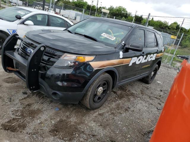 1FM5K8AR8EGA60131 - 2014 FORD EXPLORER POLICE INTERCEPTOR BLACK photo 1