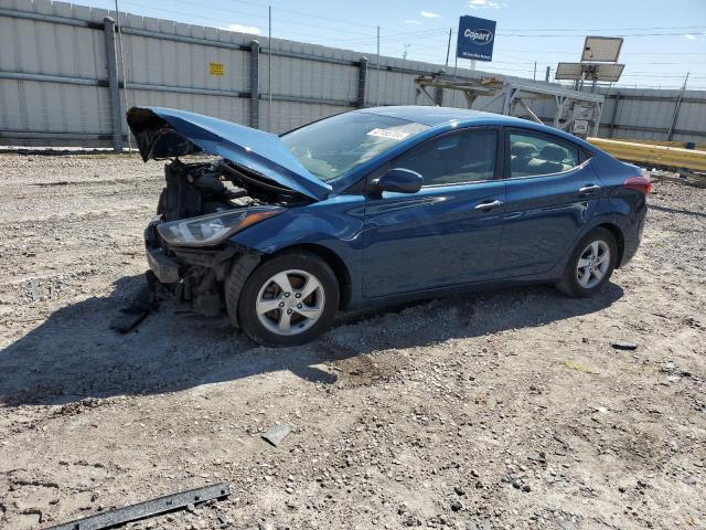 KMHDH4AE9EU157632 - 2014 HYUNDAI ELANTRA SE BLUE photo 1