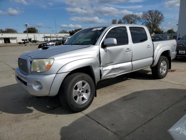 5TEJU62N68Z508358 - 2008 TOYOTA TACOMA DOUBLE CAB PRERUNNER SILVER photo 1