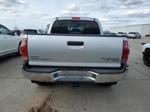 5TEJU62N68Z508358 - 2008 TOYOTA TACOMA DOUBLE CAB PRERUNNER SILVER photo 6