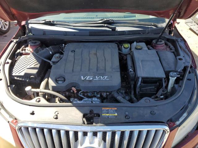 1G4GE5GVXAF321472 - 2010 BUICK LACROSSE CXS RED photo 11