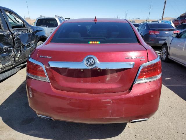 1G4GE5GVXAF321472 - 2010 BUICK LACROSSE CXS RED photo 6