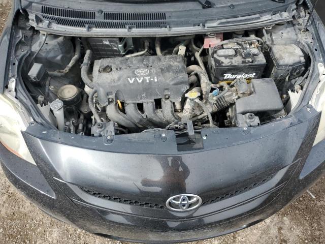 JTDBT903481213957 - 2008 TOYOTA YARIS CHARCOAL photo 11