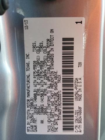 5TFAW5F19EX355571 - 2014 TOYOTA TUNDRA CREWMAX PLATINUM Gümüş foto 12