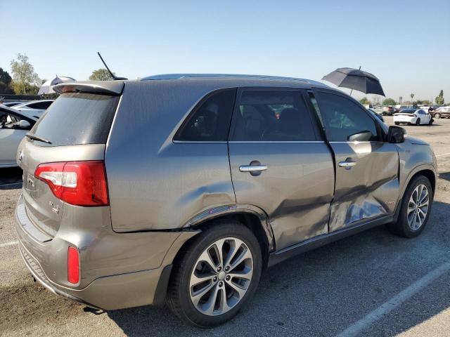 5XYKWDA71FG559943 - 2015 KIA SORENTO SX GRAY photo 3