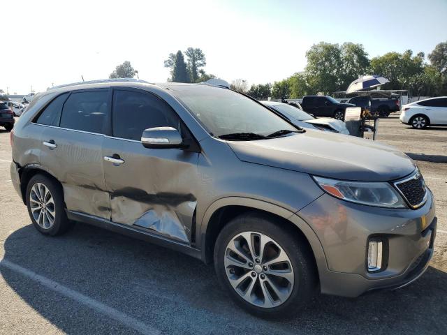 5XYKWDA71FG559943 - 2015 KIA SORENTO SX GRAY photo 4