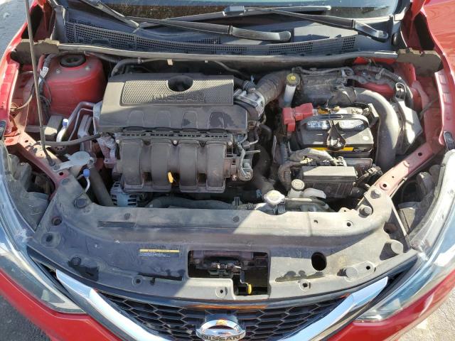 3N1AB7AP2JY290819 - 2018 NISSAN SENTRA S RED photo 11