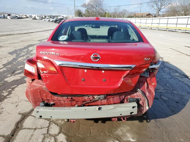 3N1AB7AP2JY290819 - 2018 NISSAN SENTRA S RED photo 6