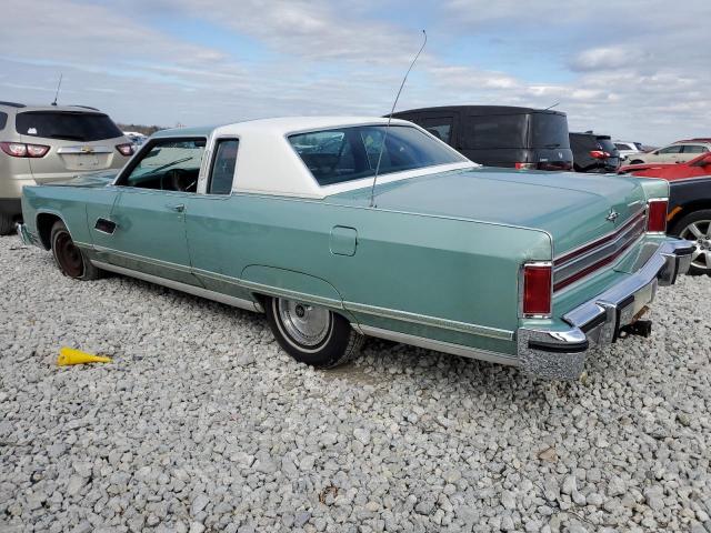 6Y81A918707 - 1976 LINCOLN CONTINENTA GREEN photo 2