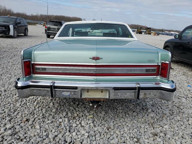 6Y81A918707 - 1976 LINCOLN CONTINENTA GREEN photo 6