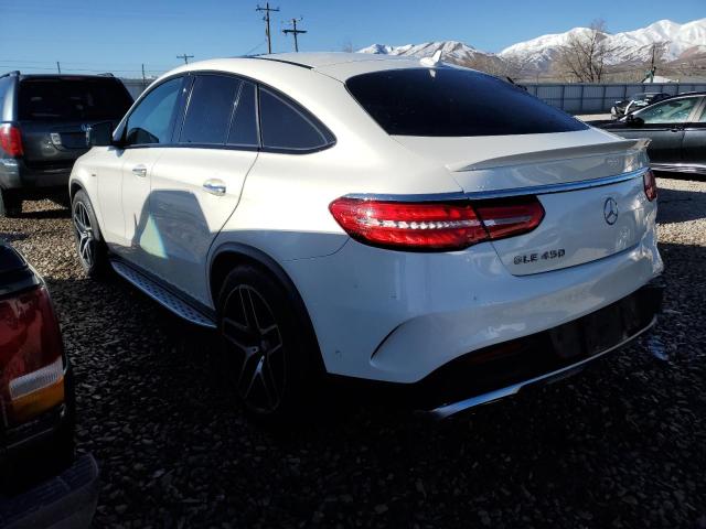 4JGED6EB6GA036699 - 2016 MERCEDES-BENZ GLE COUPE 450 4MATIC WHITE photo 2